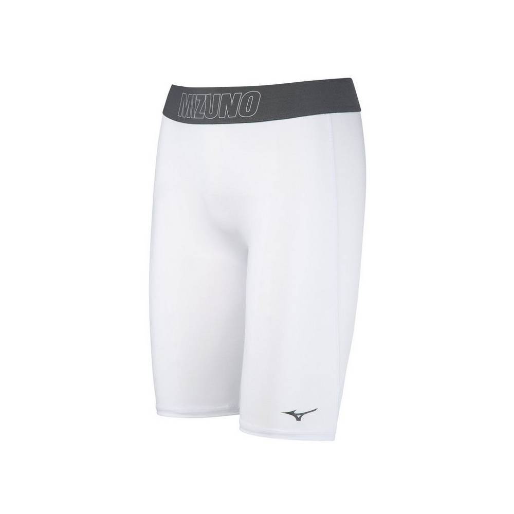 Womens Mizuno Compression Sliding Shorts White Philippines (TIGNXV931)